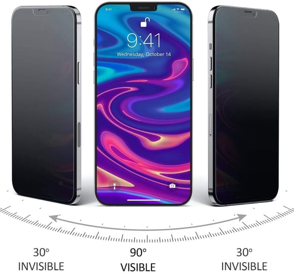 2 st Sekretess skärmskydd för iPhone 16 plus
