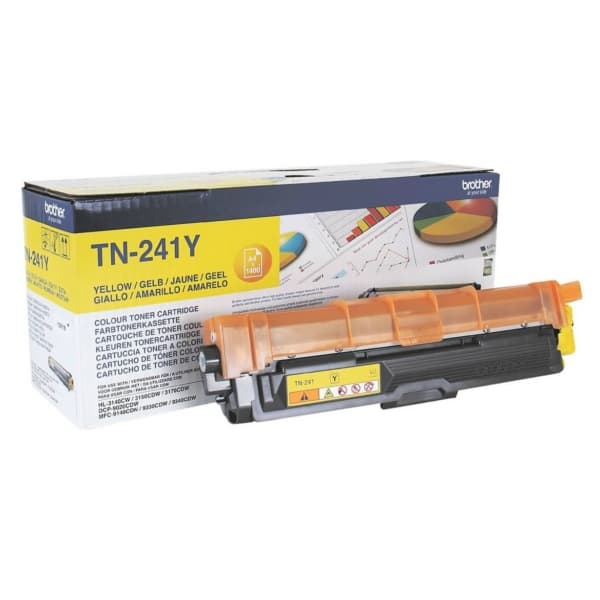 Brother TN 241Y Gul 1400 sidor Toner