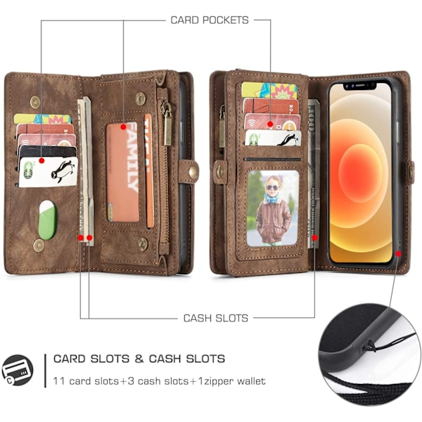 caseme 008 för iphone 11 mörk svart