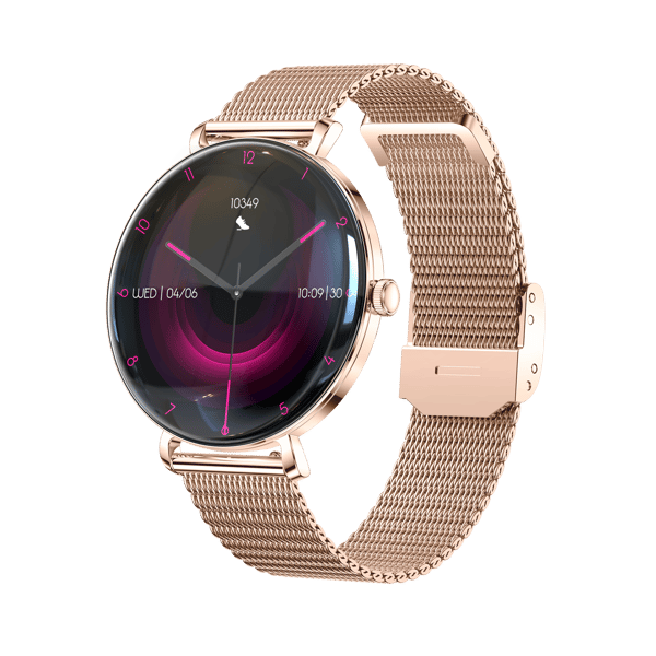 Forever Smartwatch Lucca SB-370 roséguld - Spotted Band gul