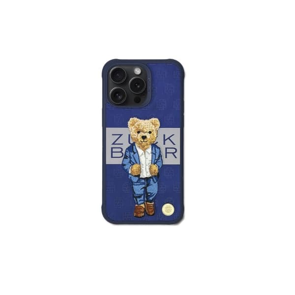 Zuck Bear Paris Gentleman Fodral till iPhone 16 Pro Max Suit TTT