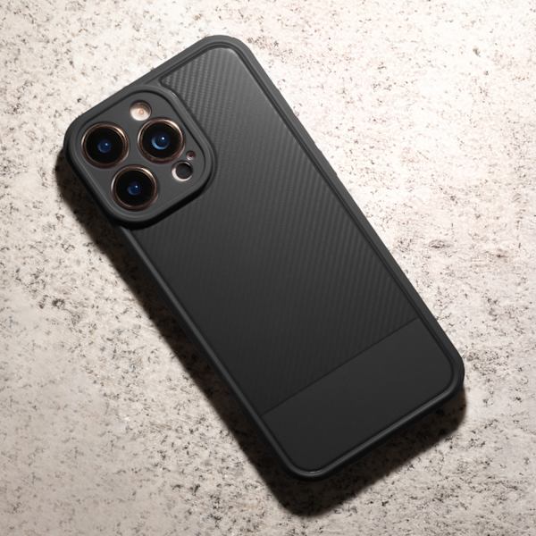 Enkelt kolfodral för iPhone 16 Pro Max 6,9\" svart