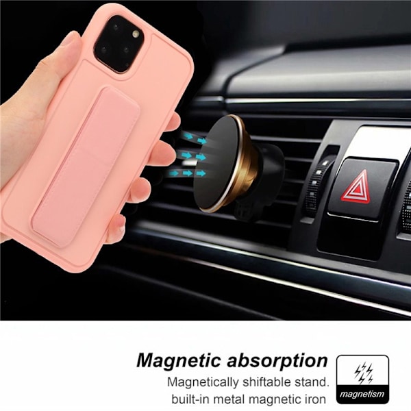 Handrem Metall stativfodral för iphone 13  rosa rosa