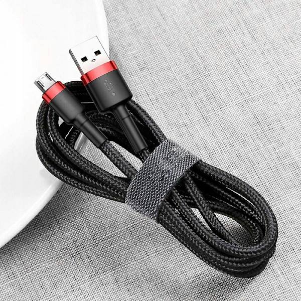 2 st 1m super fina kablar micro-usb