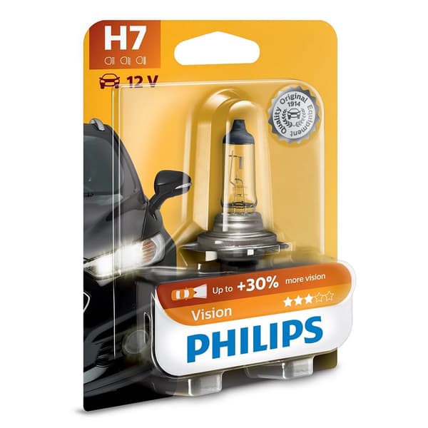 Philips H7 Vision Bilglödlampa 1st 12V 55W 12972PRB1