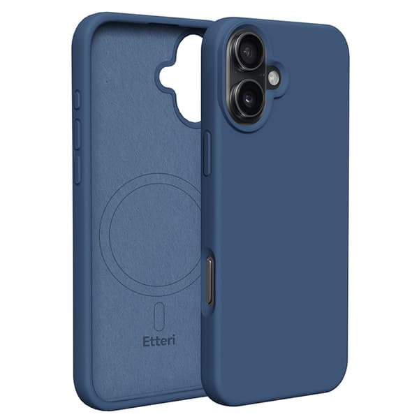 Etteri Silikon Mag skal för iPhone 16 Plus mörkblå