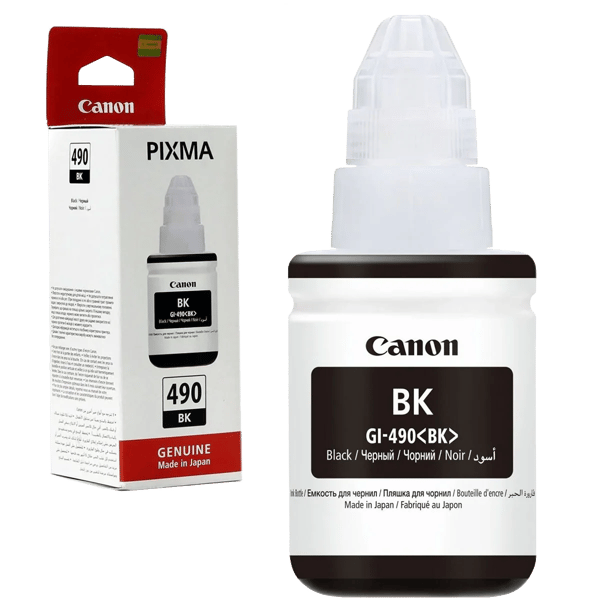 Canon GI 490 PGBK svart 6000 sidor Bläkrefill 0663C001