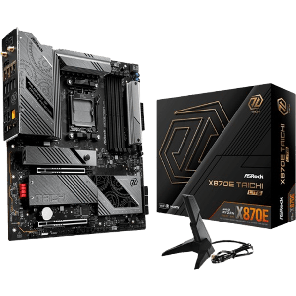 ASRock X870E Taichi Lite WiFi Motherboard EATX AM5 Socket DDR5