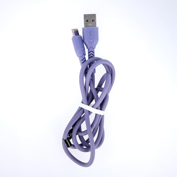 Maxlife MXUC-04 kabel USB - USB-C 1,0 m 3A lila