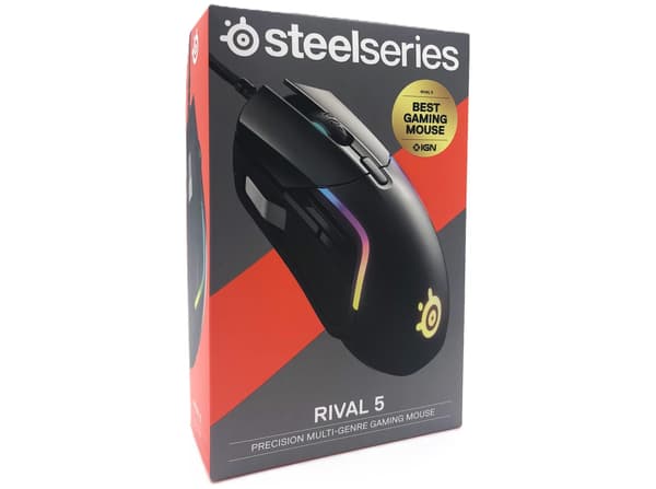 SteelSeries Rival 5 Optisk Kablet svart svart