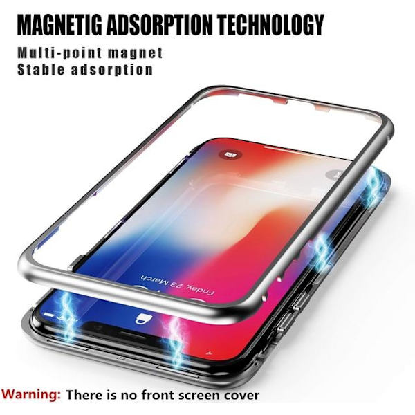 magnet case för iphone 7/8 silver "Silver"
"Silver"