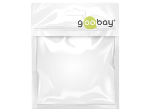 goobay Digital angled audio cable (optical) black 1m