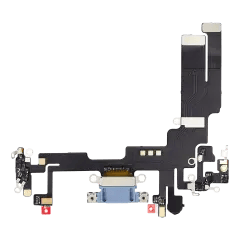 Laddningsport Flexkabel för iPhone 14 (Använd OEM-dragning) (Blå) blå