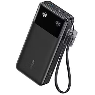 Anker A1384G11 Powerbank 20000mAh 30Watt 2xUSB-C 1xUSB-A svart svart