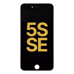 LCD-enhet för iPhone 5S / SE (2016) (Renoverad) (Svart) svart