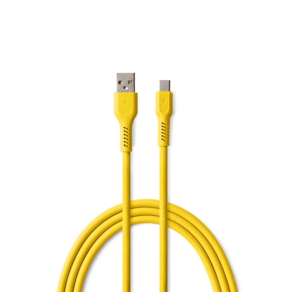 COLORUM kabel USB-A - USB-C 1,8m 3A CK60-AC-05 xYellow gul