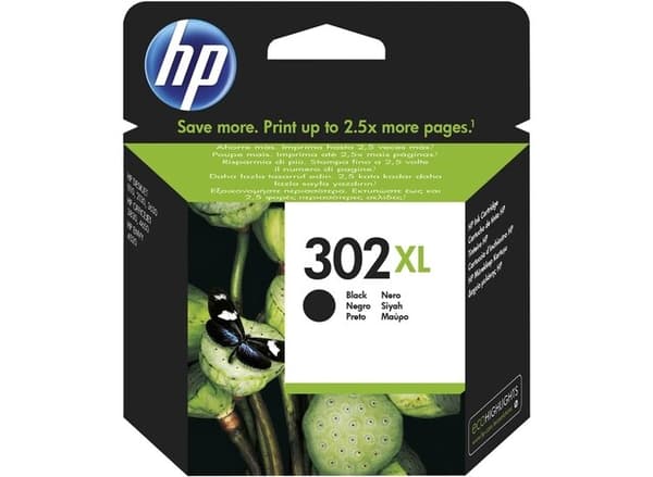 HP 62XL svart 600 sidor bläck C2P05AE