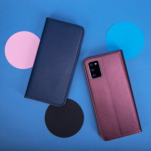 Smart Case Book för iphone 15 pro max blå blå