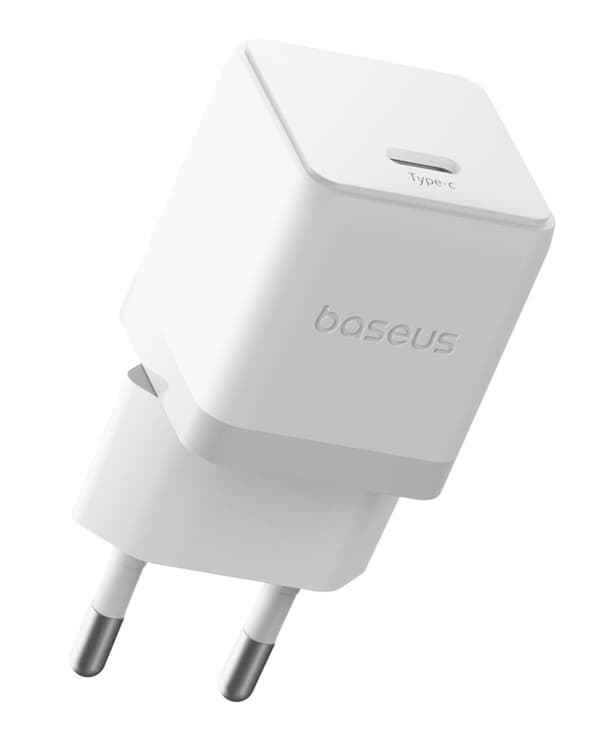 Baseus Palm snabbladdare 1C 20W USB-C Månvit vit