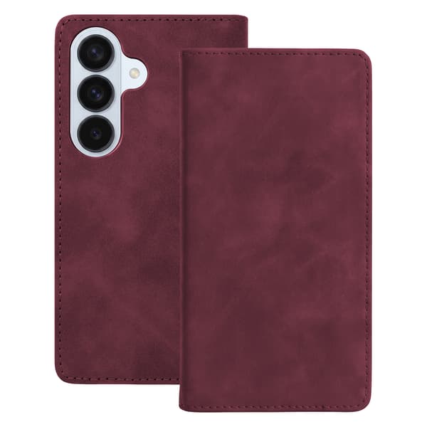 Smart Suede fodral för Samsung Galaxy S26 maroon