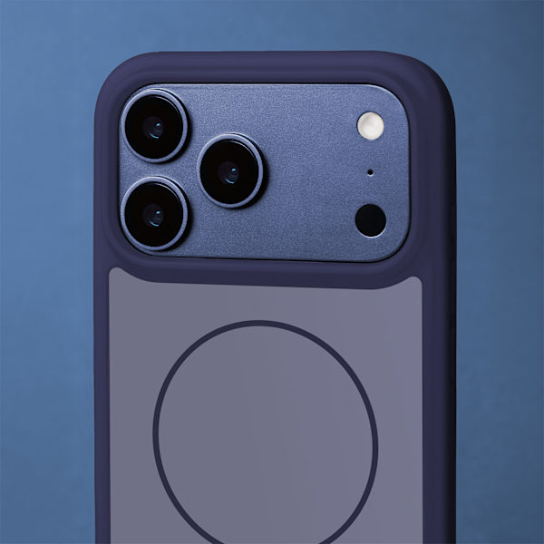 Frame Thin Mag-skal till iPhone 17 Pro Max 6,9\" mörkblå