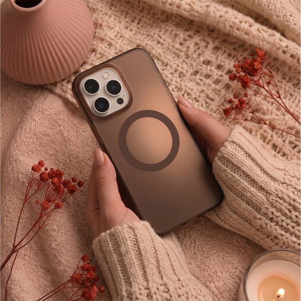 Tecto Shield Mistiq Mag skal för iPhone 17 Pro / 18 Pro brun