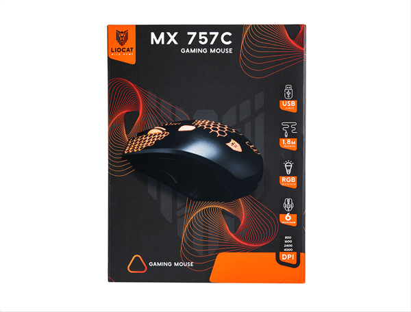 Liocat gamingmus MX 757C svart