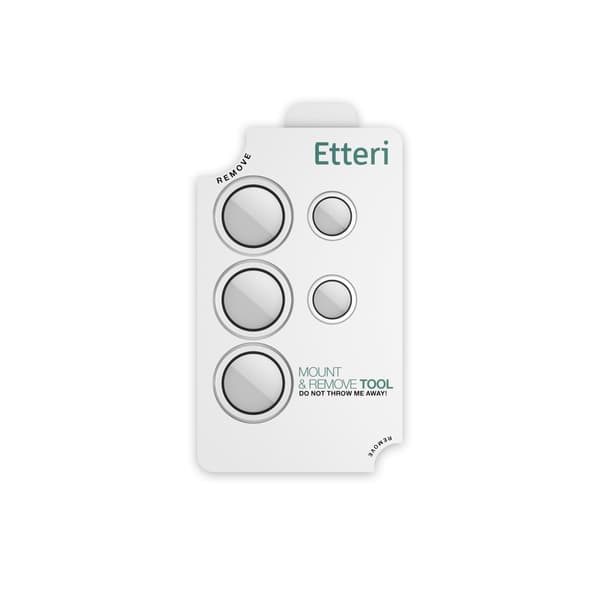 Etteri Camera Lens Protector for Samsung Galaxy S26 Ultra Silver