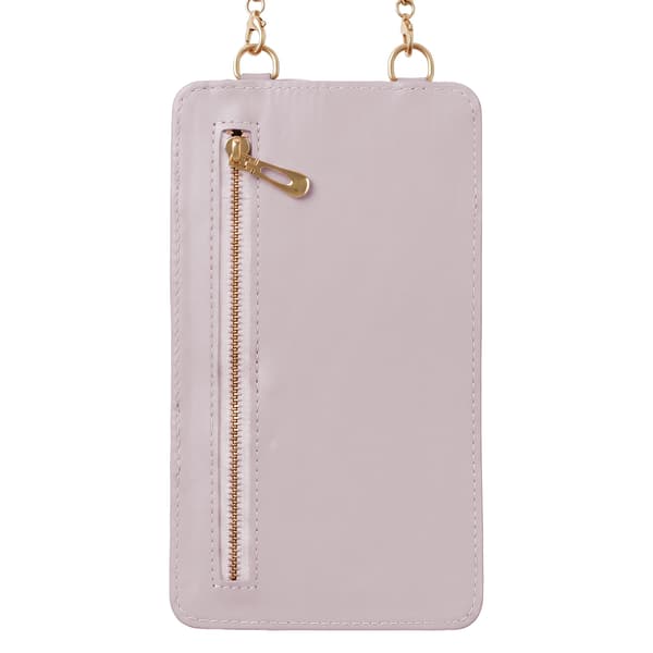 QUILTAD TELEFONVÄSKA 19*10,5*2CM lila lila