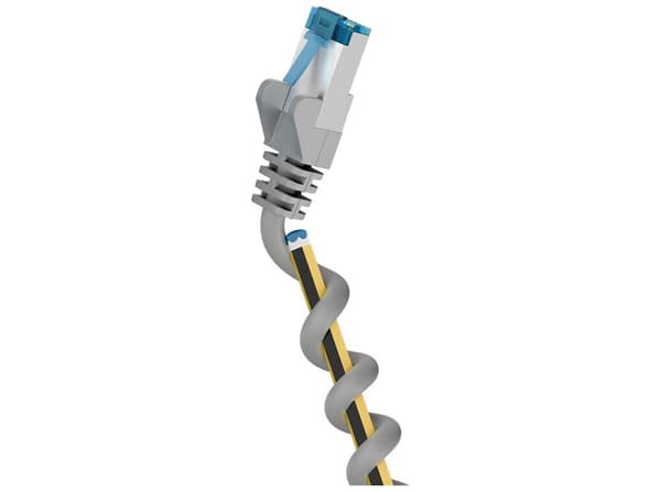 Goobay CAT 6A S/FTP PiMF 30m Grey grå