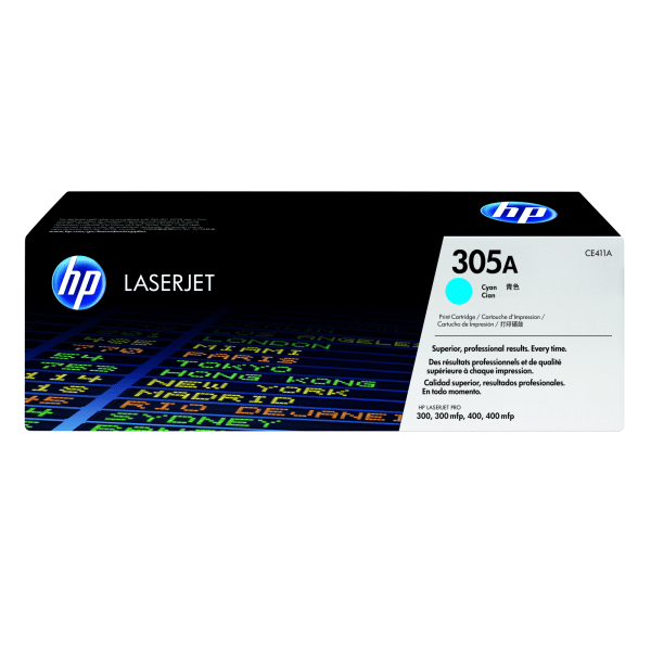 HP 305A Cyan 2600 sidor Toner CE411A