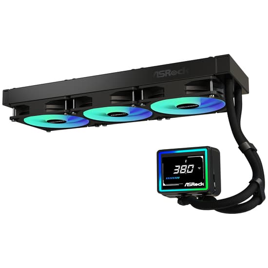 Asrock Challenger 360 Digital ARGB kölesystem 1-pack svart 120 mm svart