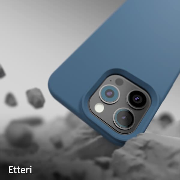 Etteri Silikon Mag skal för iPhone 16 Pro Max mörkblå