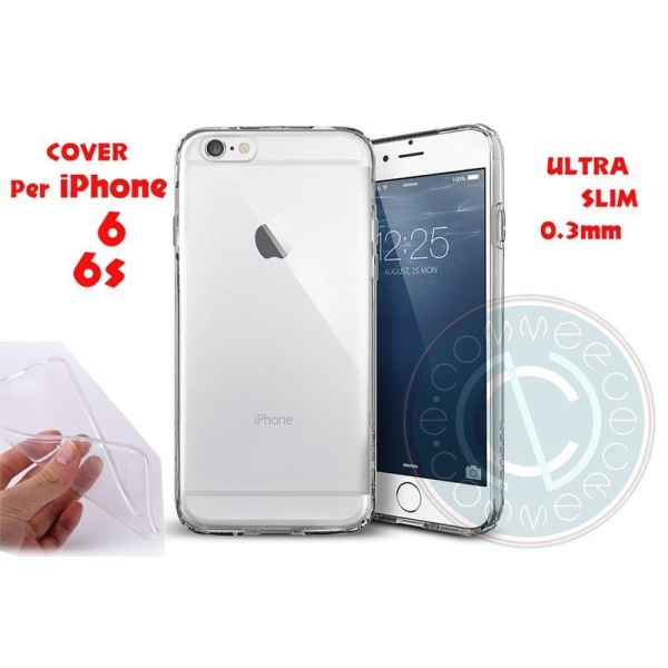 Ultra Slim 0,3 mm silikonikuori iphone 6/6s plus -puhelimelle "Isblå"
"Ice blue"