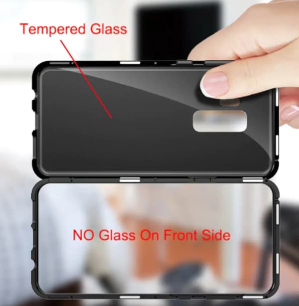 Magnetisk hård fodral i 2 delar för Samsung s9