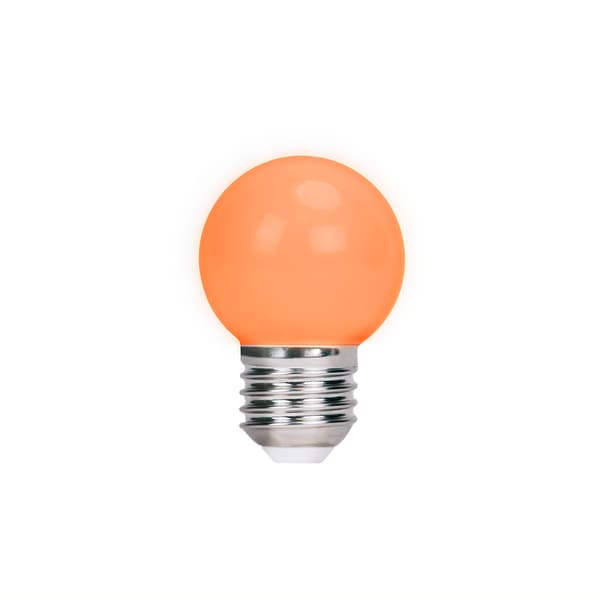 Forever Light LED-lampa E27 G45 2W 230v orange 5st orange