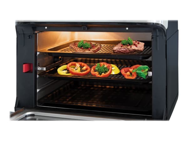 ProfiCook PC-FR 1200 H Airfryer 1500W Rustfrit stål/svart