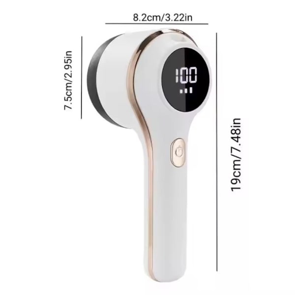 KLÄDSRAKAPPARAT 800mAh VIT