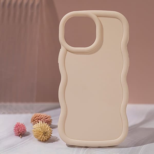 Candy-fodral för iPhone 15 6,1" beige beige