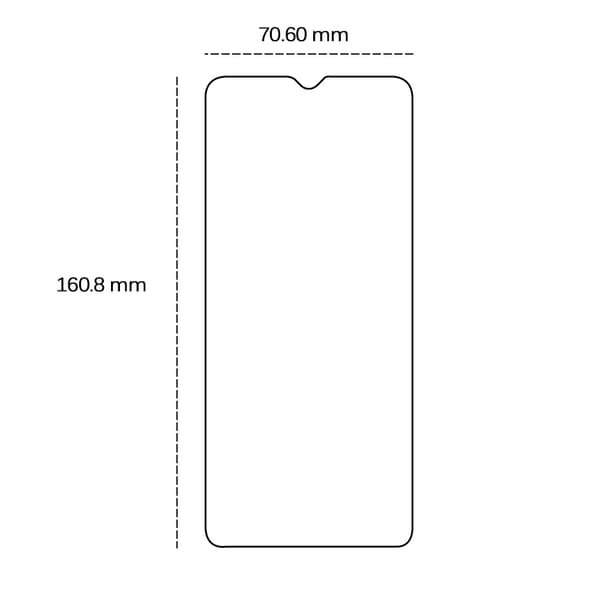 Härdat glas 2,5D för Samsung Galaxy A14 4G / A14 5G