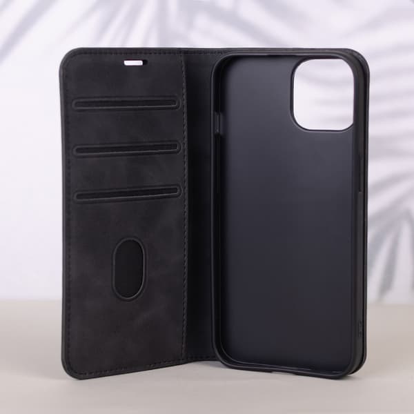 Smart Suede fodral för iPhone 17 Air svart