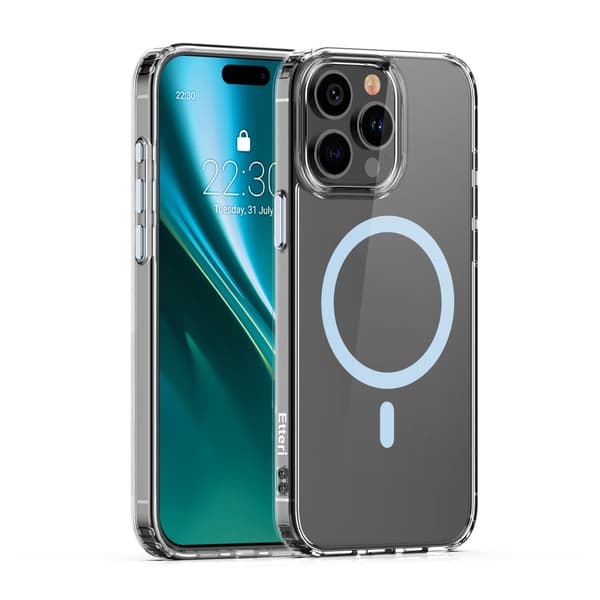 Etteri Color Mag skal för iPhone 15 Pro ljusblå blå