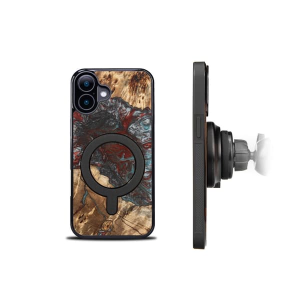 Bewood Unikt fodral för iPhone 16 Plus 6,7\" Planeter Pluto med MagSafe