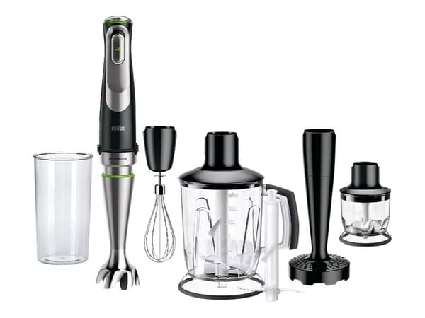 Braun Multiquick 9 MQ 9147X Stavblender Premium svart/börstet rustfrit stål svart