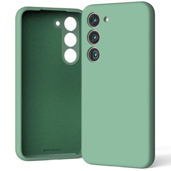 MERCURY SILICONE fodral SAMSUNG S24 FE grön