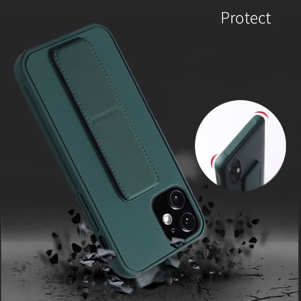 Handrem Metall stativfodral för iphone 13 mini blå blå