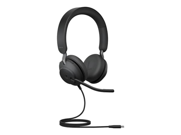 Jabra Evolve2 40 SE MS Stereo Kablet hörlurar svart