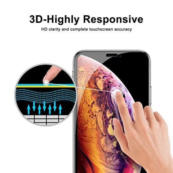 2 st hög kvalitet  hel täckande skärmskydd för iphone X "Transparent"
"Transparent"