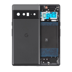 Baksida för Google Pixel 6 Pro (Äkta OEM) (Stormy Black)
