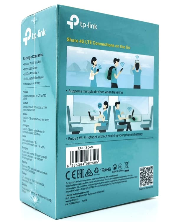 TP-Link M7200 Mobilt hotspot 150Mbps Ekstern